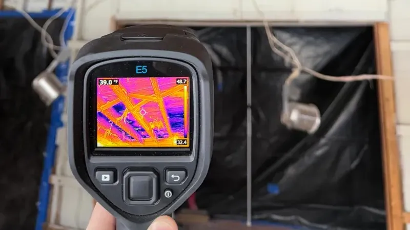 Moisture mapping a home